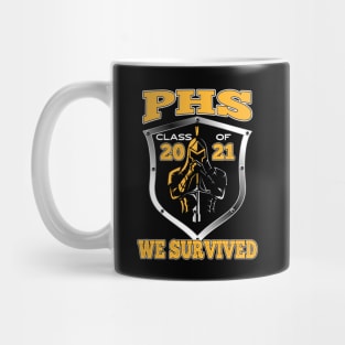 Parkville High School Knights Class of 2021 We Survived Design Mug